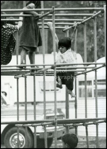 Blackhawk Gypsy Children Playing on Monkey Bars