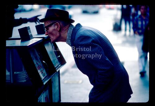 Man reading Newspaper