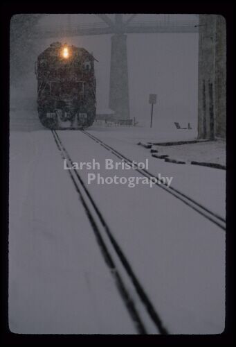 Engine Coming Down the Tracks